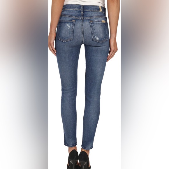 7 For All Mankind Ankle Skinny jeans size 26 - Picture 5 of 7